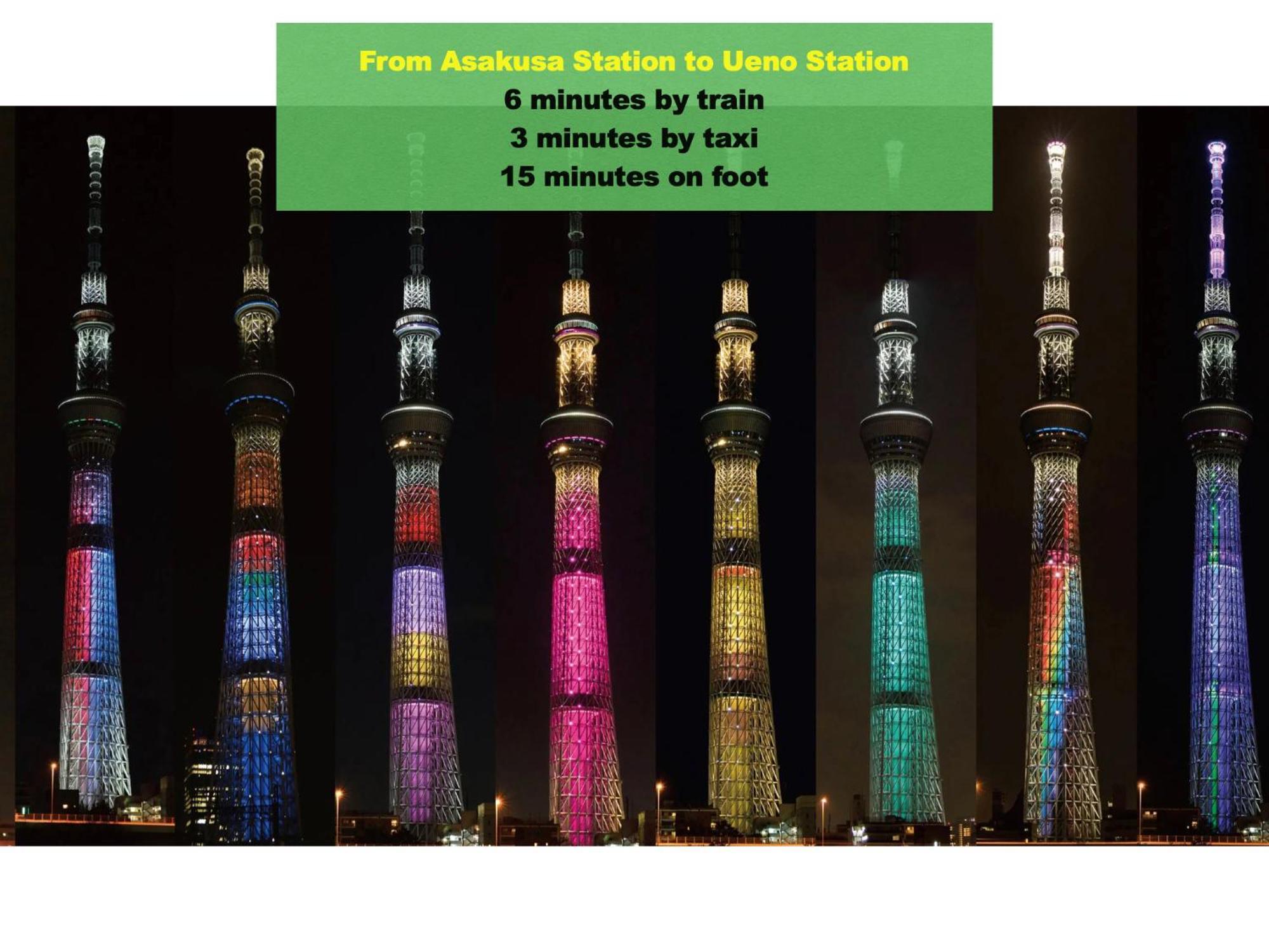 Апартаменти 浅草寺3分 浅草駅6分 寝室+リビング2-4人 スカイツリービュー 駅近 成田空港&羽田空港直通 Токіо Екстер'єр фото