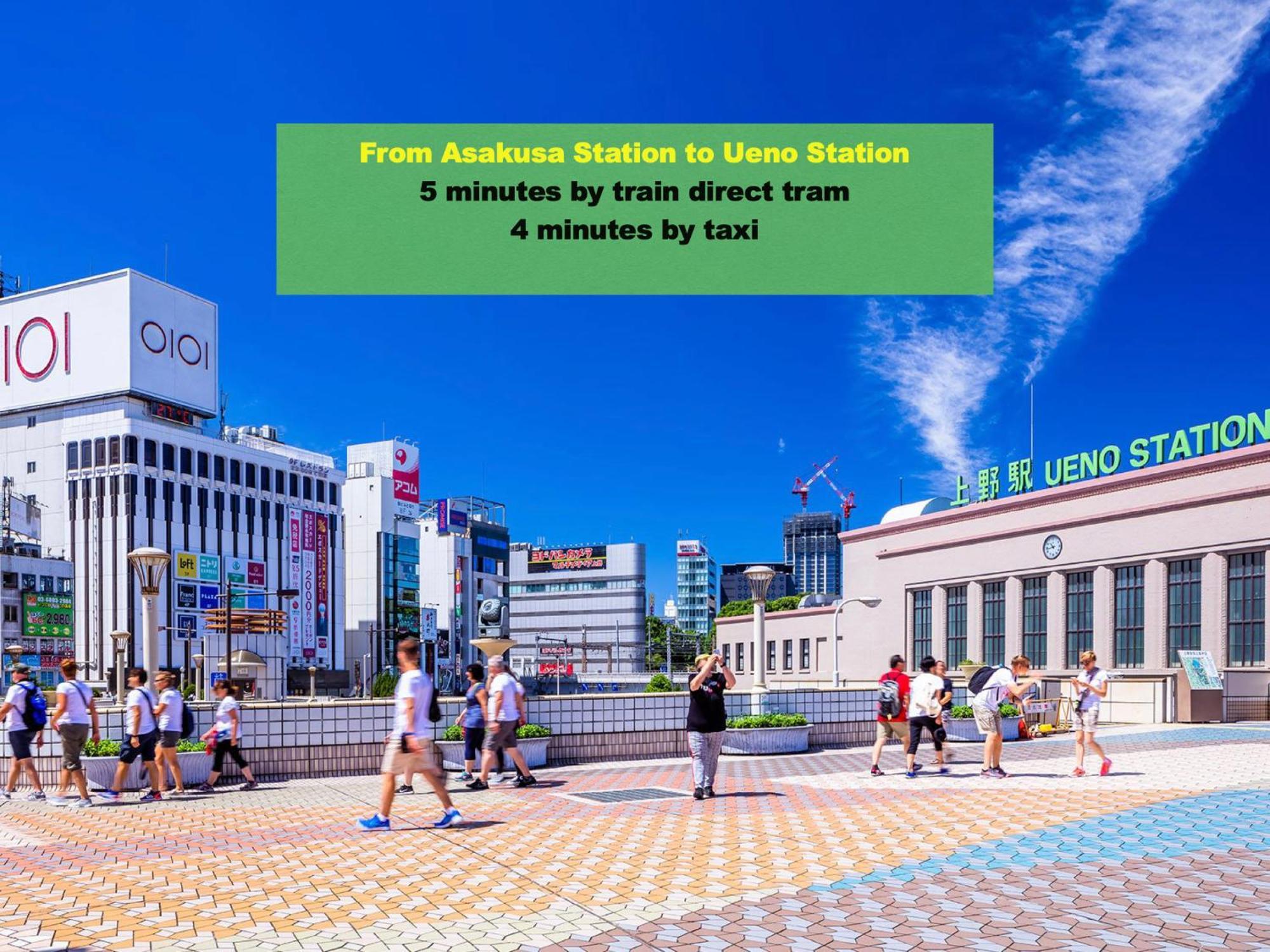 Апартаменти 浅草寺3分 浅草駅6分 寝室+リビング2-4人 スカイツリービュー 駅近 成田空港&羽田空港直通 Токіо Екстер'єр фото